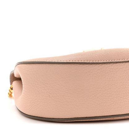 Chloe Grained Lambskin Mini Drew Shoulder Bag Cement Pink 8 of 11