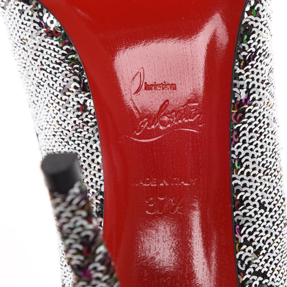 Christian Louboutin Paillettes Caresse Pigalle Follies 100 Pumps 37.5 Multicolor 11 of 16