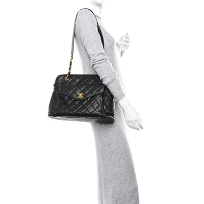 Chanel Caviar Quilted Flap Shoulder Bag Black 2 of 12