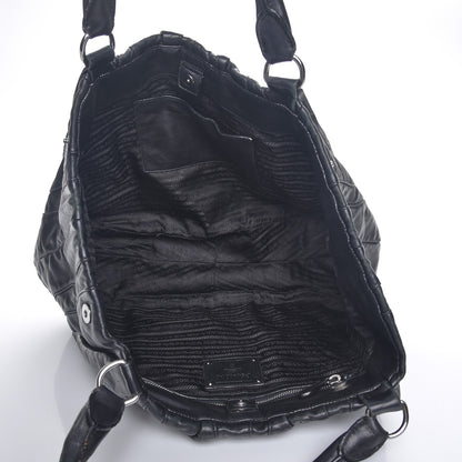 Prada Nappa Mordore Stripes Bag Nero Black 5 of 13