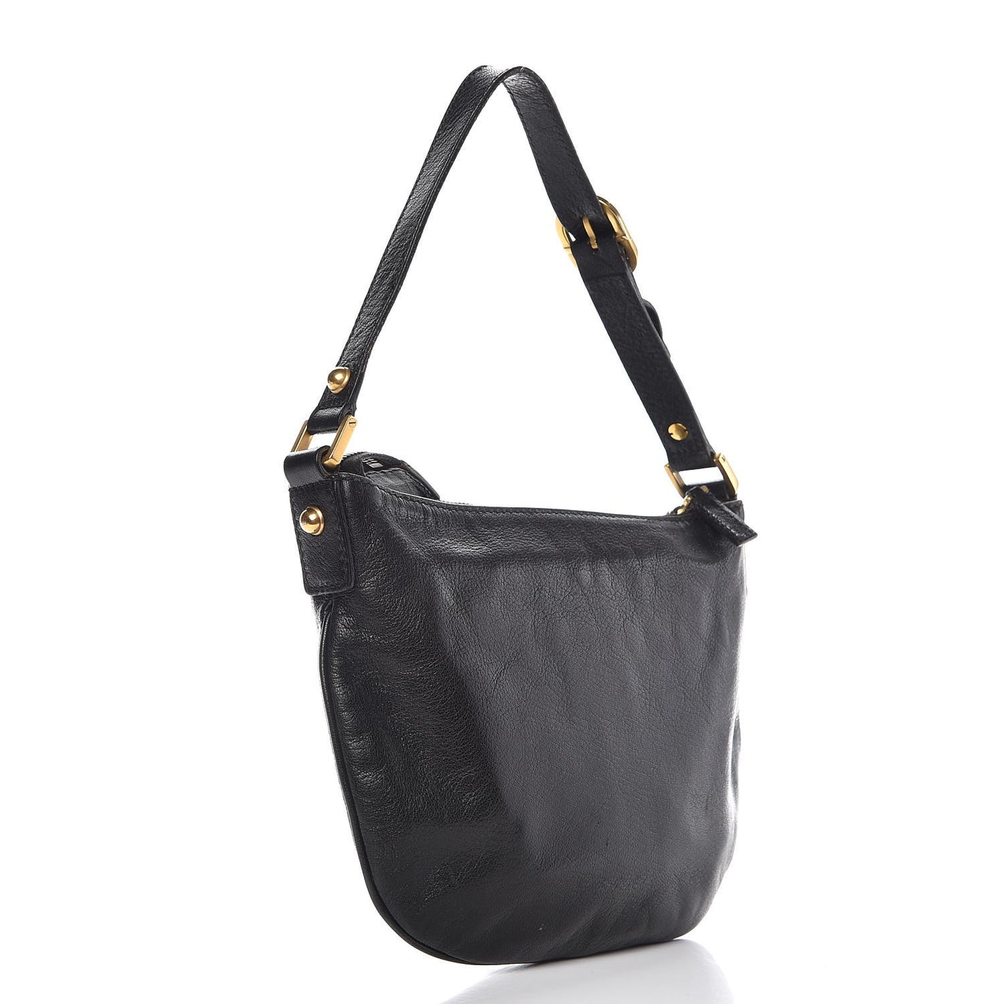 Calfskin Small Blondie Hobo Black