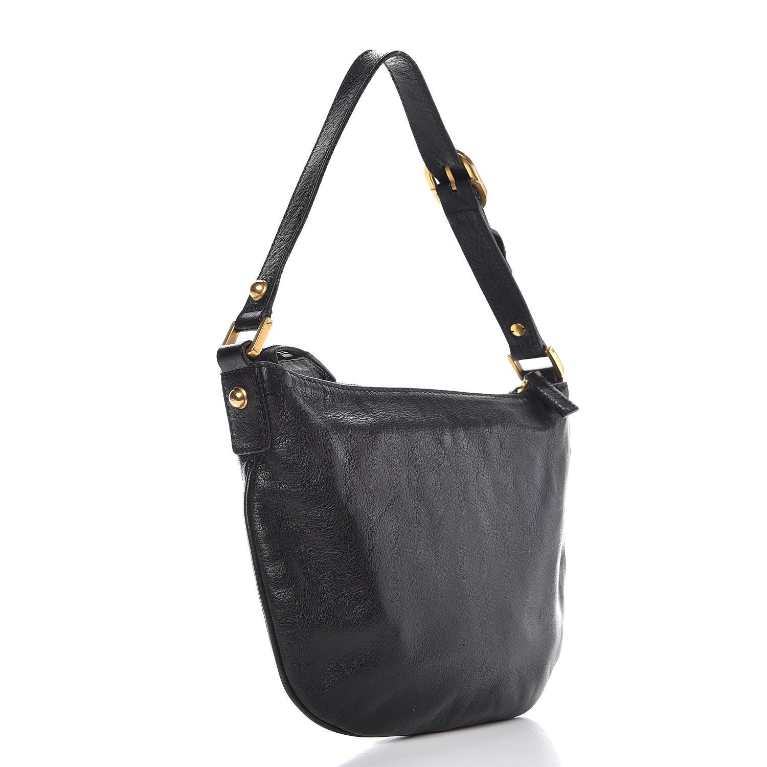 Gucci Calfskin Small Blondie Hobo Black 3 of 9