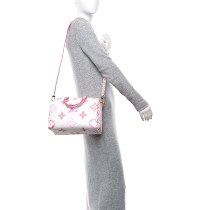 Louis Vuitton Monogram Giant By The Pool 2.0 Speedy Bandouliere 25 Rose 2 of 12