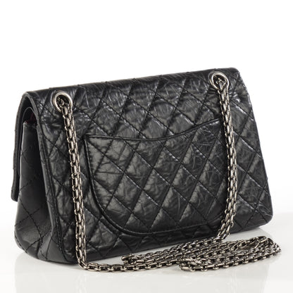 Chanel Aged Calfskin Quilted 2.55 Reissue 225 Flap Black 5 of 11