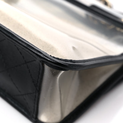 Chanel Lambskin PVC Sand By The Sea Flap With Pearl Strap Black 11 of 11