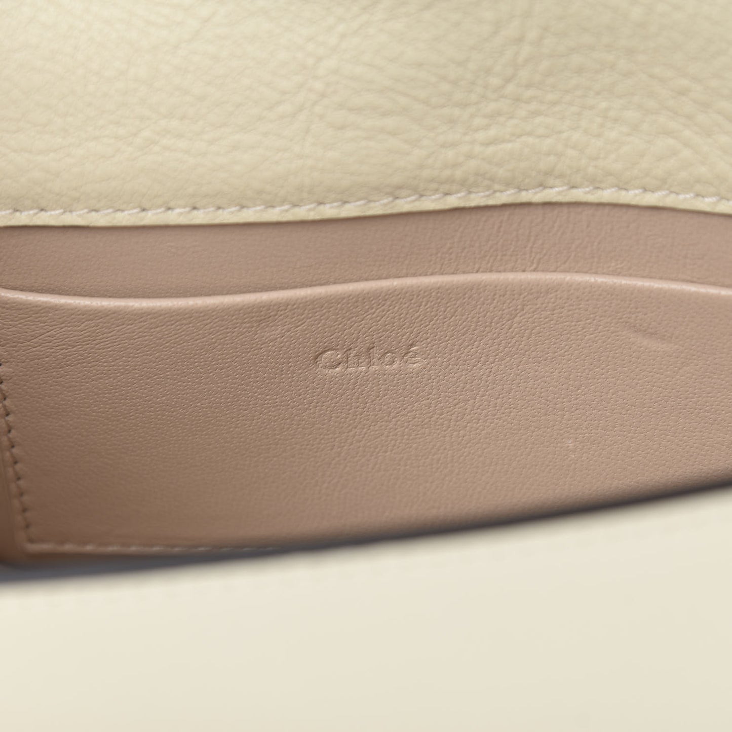 Calfskin Small Nile Bracelet Minaudiere Bag Off White