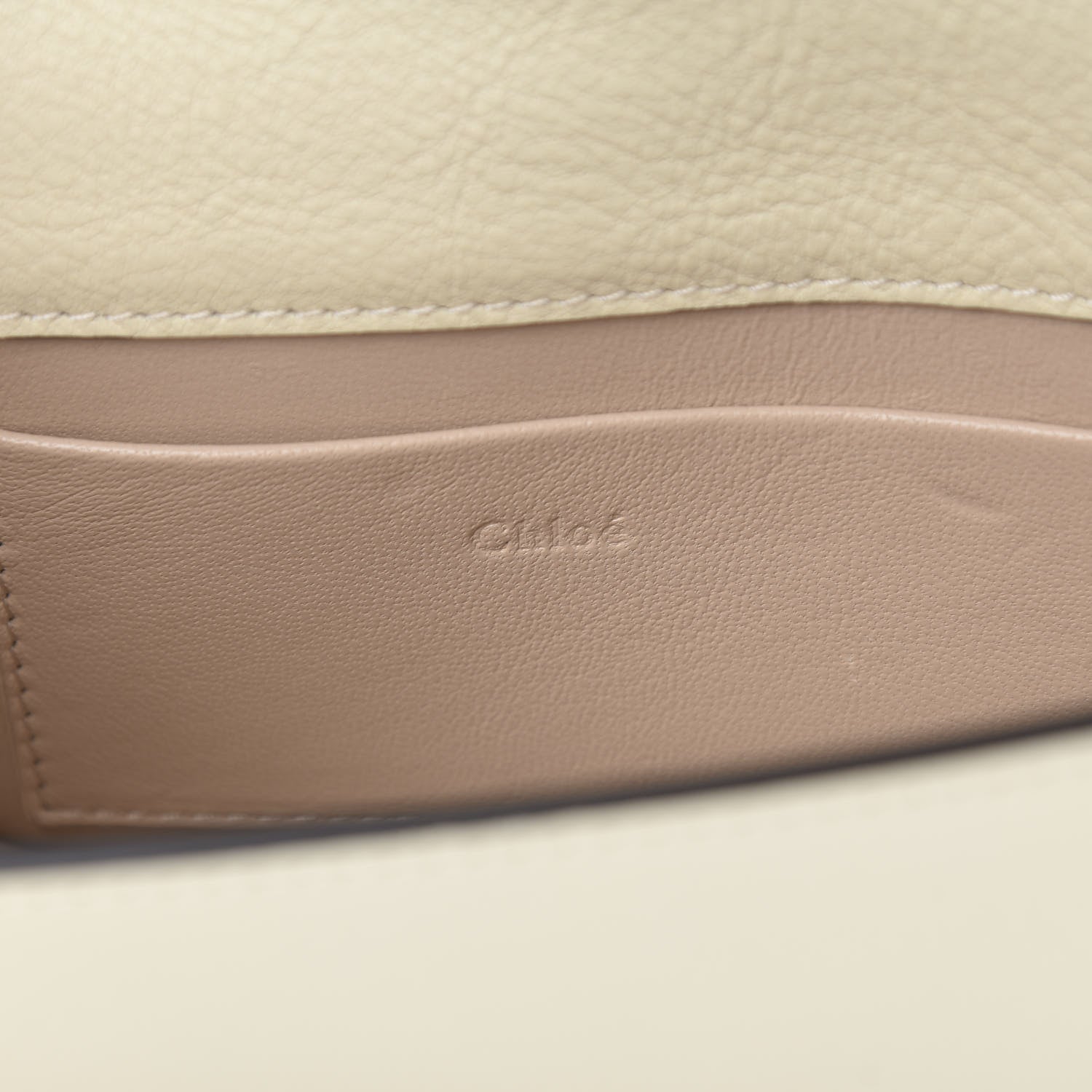 Chloe Calfskin Small Nile Bracelet Minaudiere Bag Off White 7 of 14