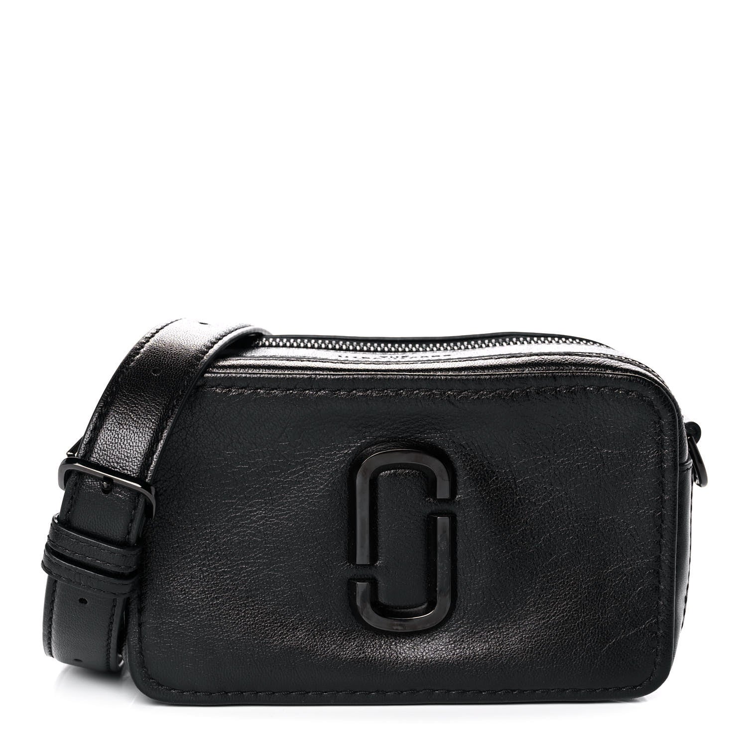 Marc Jacobs Saffiano Snapshot Camera Bag Black 1 of 12