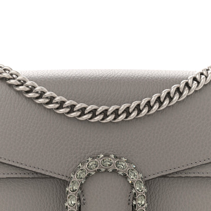 Gucci Pebbled Calfskin Small Dionysus Shoulder Bag Dusty Grey 9 of 12