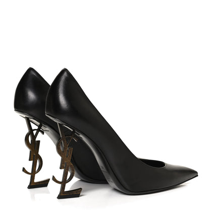 Saint Laurent Calfskin Opyum 110 Pumps 40.5 Black 4 of 11
