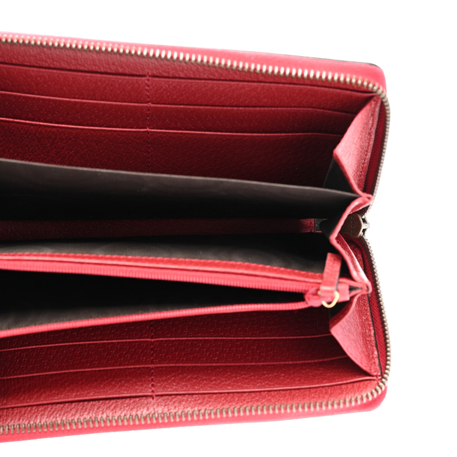 Gucci Canvas Marley Stripe Script Logo Gucci 100 Zip Around Wallet Multicolor 5 of 7