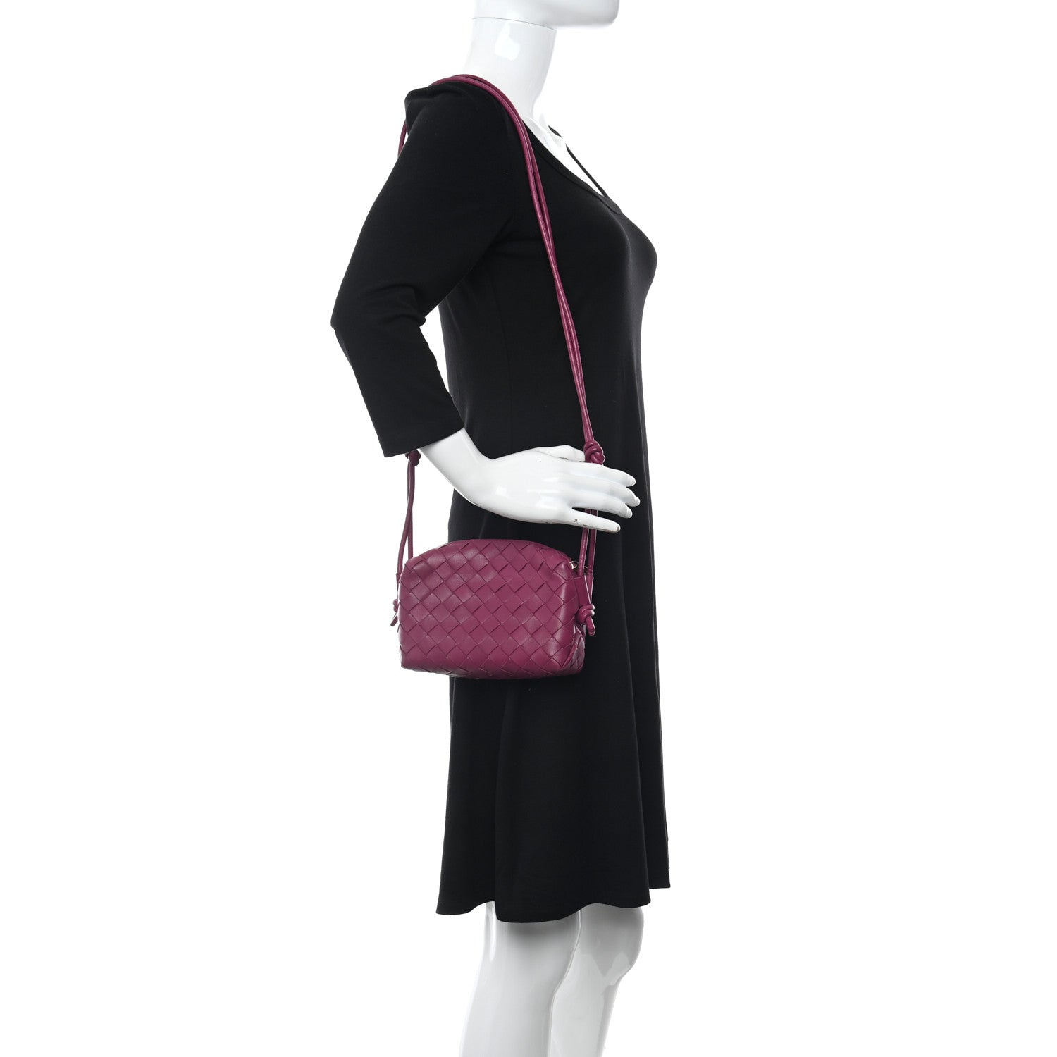 Bottega Veneta Nappa Intrecciato Mini Loop Camera Bag Cinnabar 2 of 11