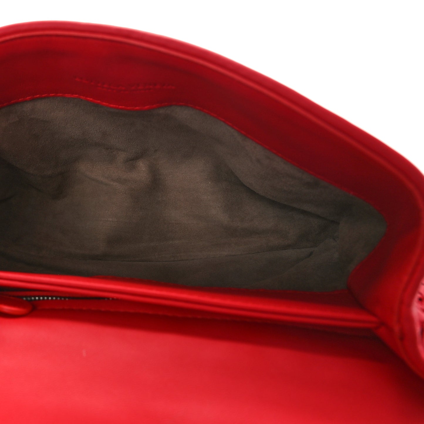 Nappa Intrecciato Baby Olimpia Shoulder Bag Vesuvio