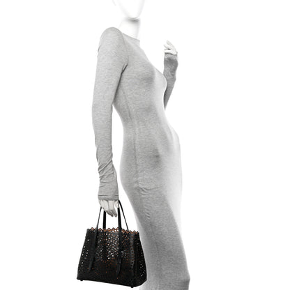 Alaia Lux Calfskin Vienne Mina 25 Bag Black 2 of 10