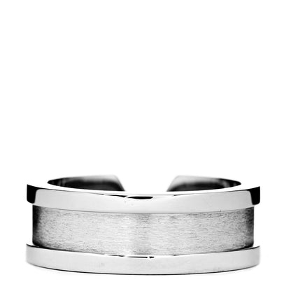 Cartier 18K White Gold Diamond 6.5mm Logo De Ring 50 5.25 3 of 5
