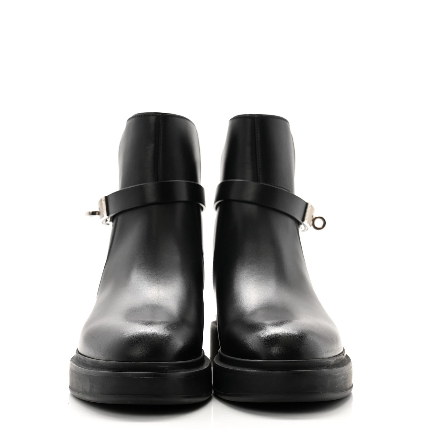 Calfskin Veo Ankle Boots 35 Black