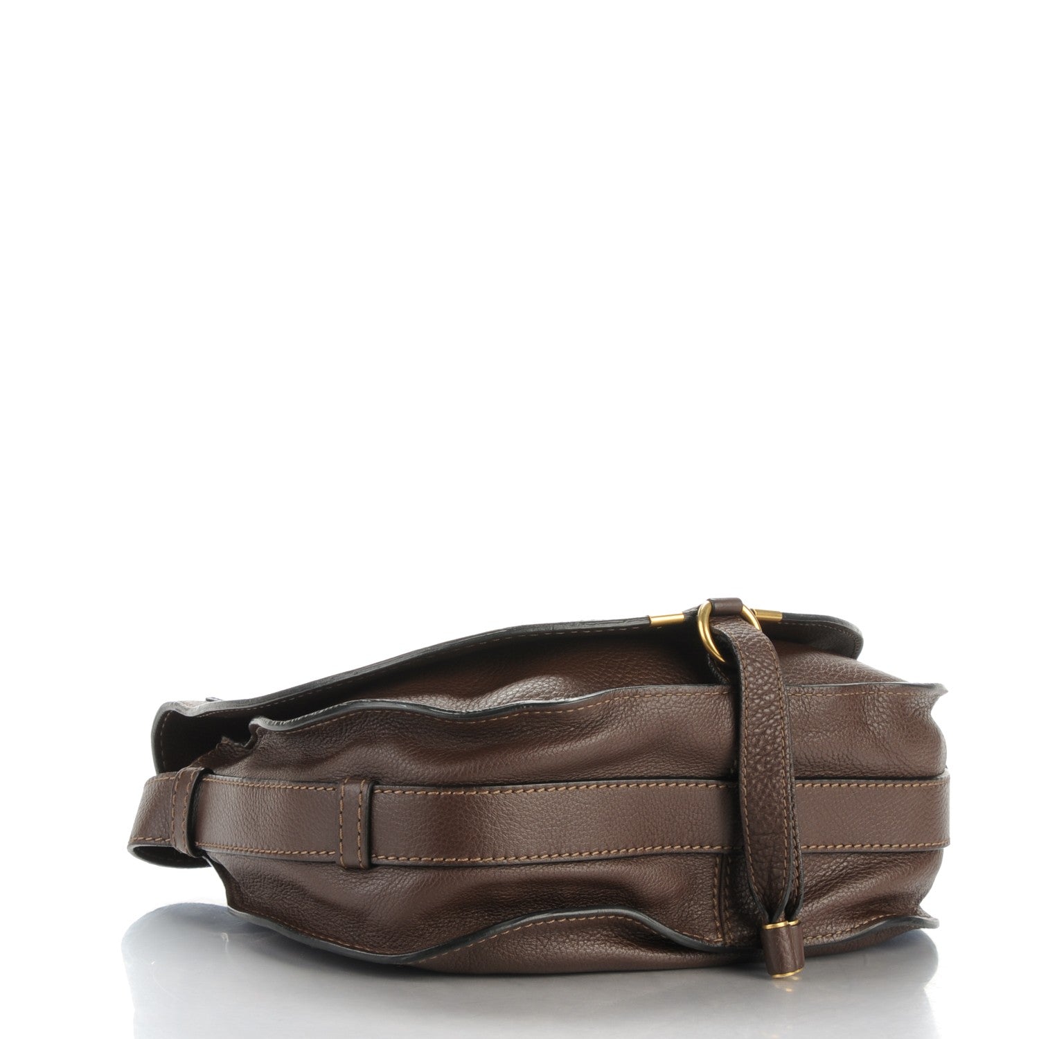 Chloe Calfskin Medium Marcie Round Crossbody Bag Coffee Shot 4 of 7