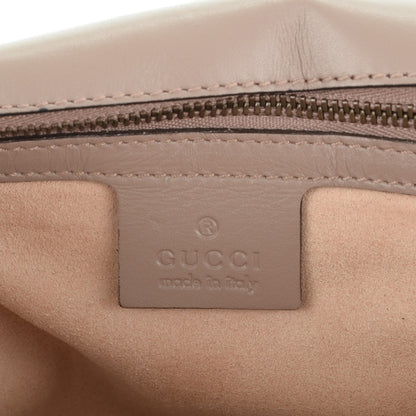 Gucci Calfskin Matelasse Medium GG Marmont Shoulder Bag Porcelain Rose 6 of 7