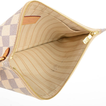Louis Vuitton Damier Azur Neverfull MM GM Pochette 5 of 7