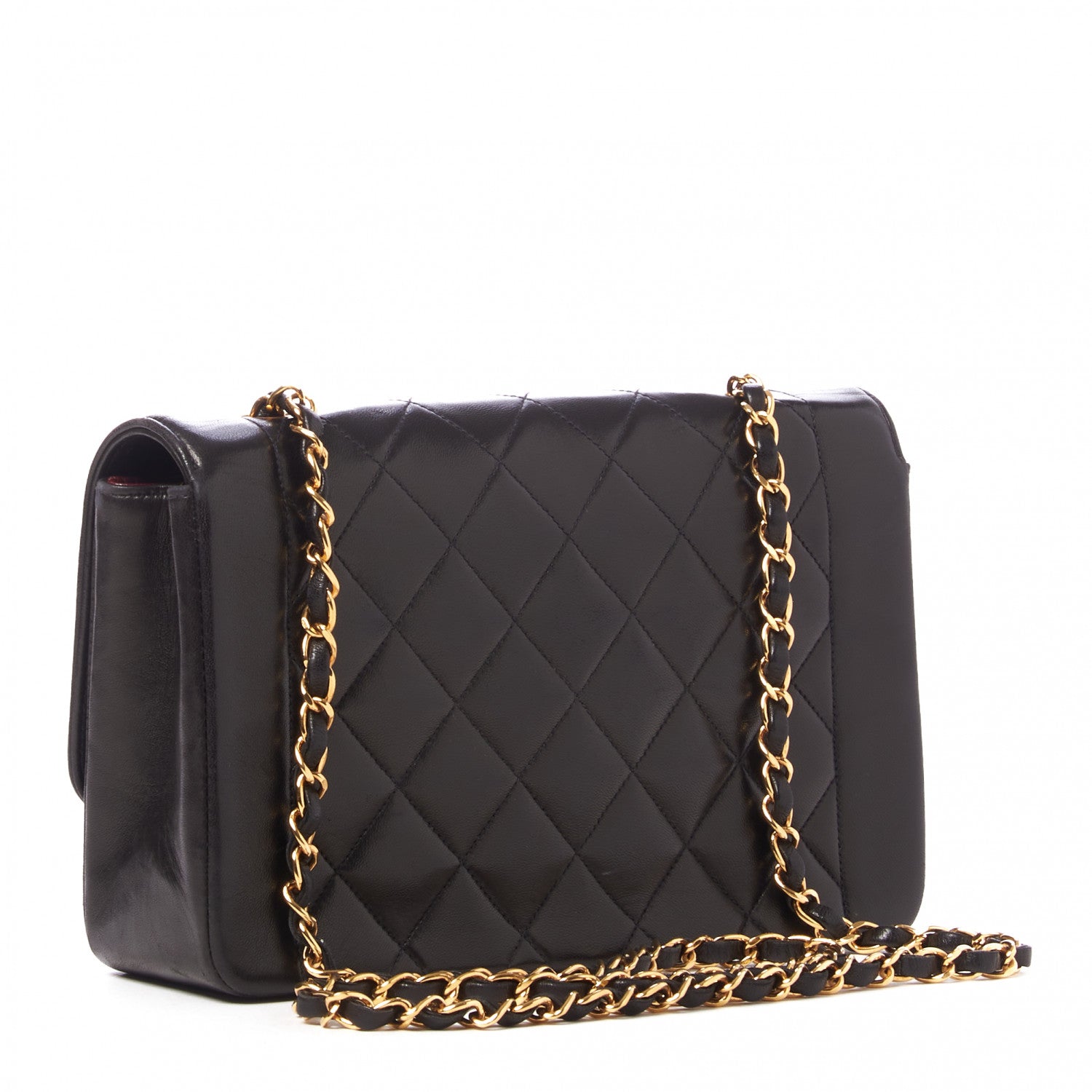Chanel Lambskin Quilted Medium Single Flap Black 3 of 10