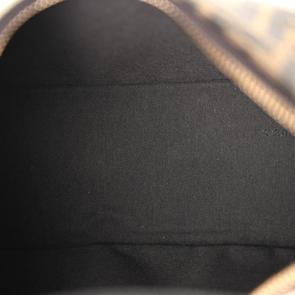 Fendi Fabric Jacquard Vitello Grace FF 1974 Small Fendigraphy Hobo Bag Tobacco Moro Ebano 5 of 10