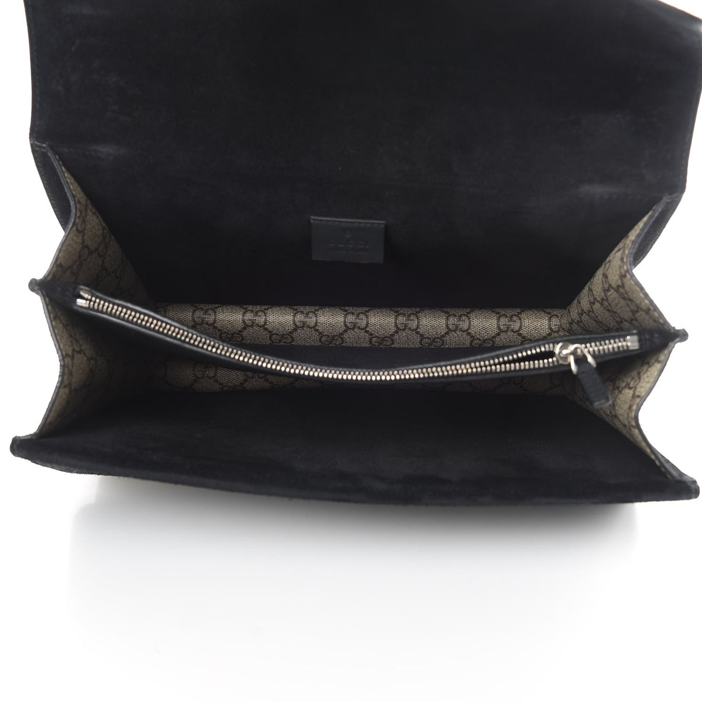 GG Supreme Monogram Medium Dionysus Shoulder Bag Black