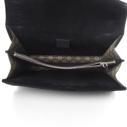 Gucci GG Supreme Monogram Medium Dionysus Shoulder Bag Black 5 of 13
