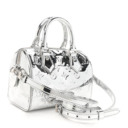 Louis Vuitton Monogram Miroir Speedy Bandouliere 20 Silver 3 of 10