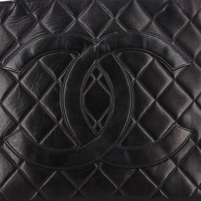 Chanel Lambskin Quilted Medallion Tote Black 8 of 10