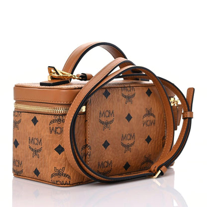 MCM Visetos Rockstar Vanity Case Cognac 2 of 7