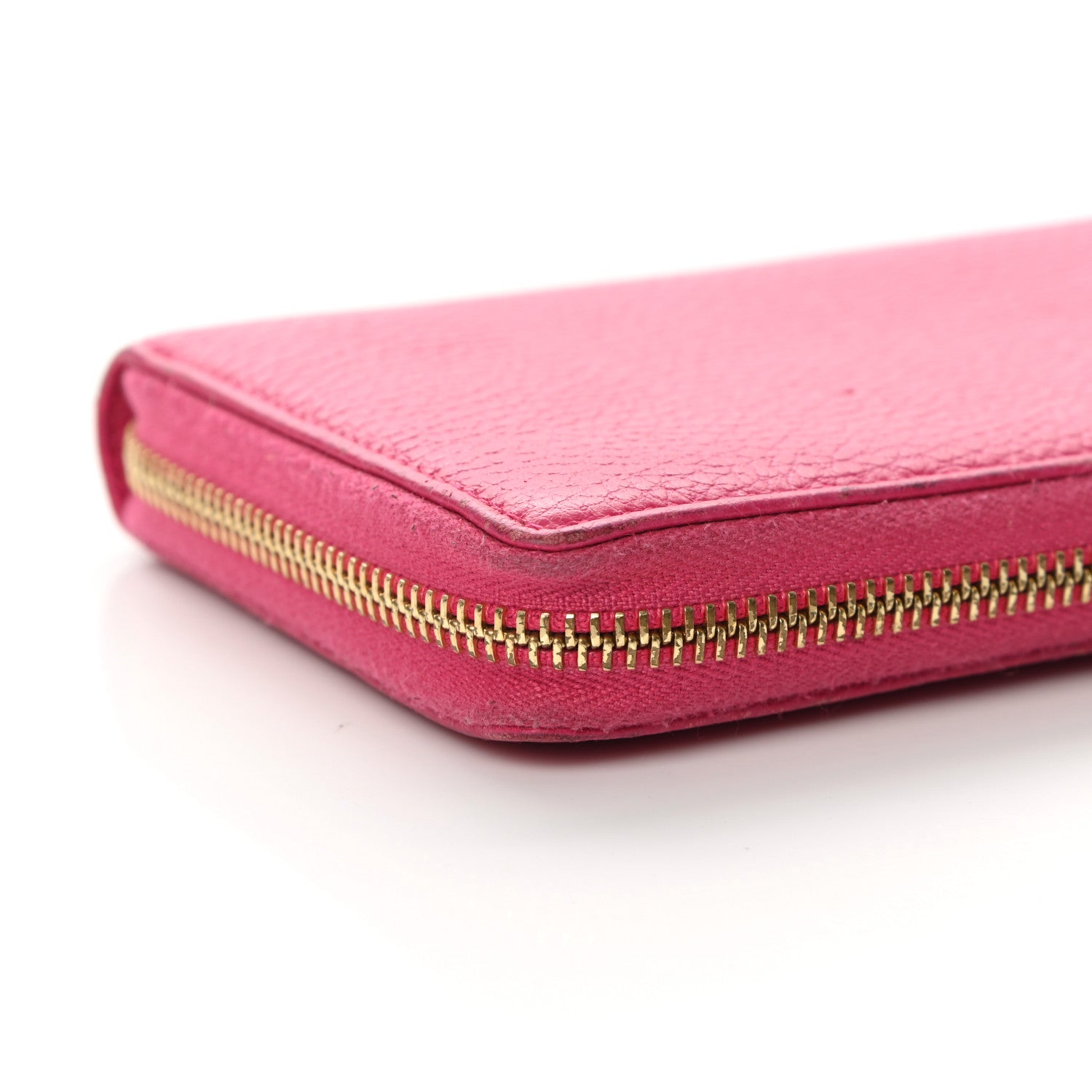 Gucci Dollar Calfskin GG Marmont Zip Around Wallet Box Pink 10 of 13