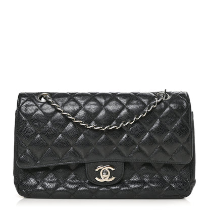 Chanel Caviar Quilted Medium Double Flap Black 1 of 10