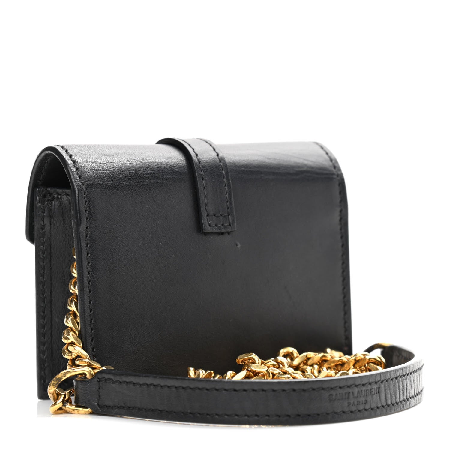 Saint Laurent Calfskin Monogram Mini Candy Crossbody Black 3 of 11