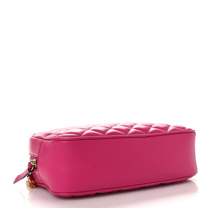 Versace Nappa Quilted Medium La Medusa Camera Bag Pink 4 of 8