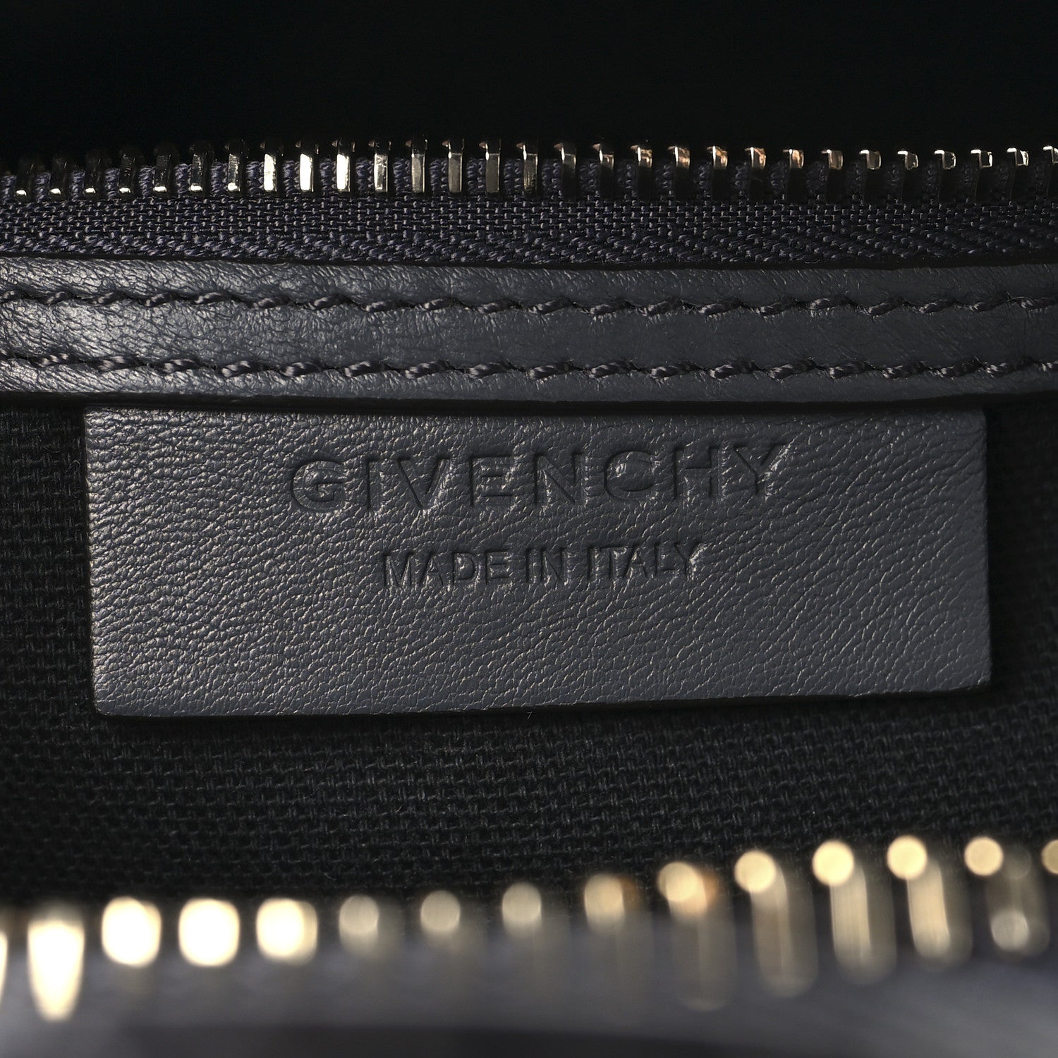 Givenchy Calfskin Crocodile Embossed Mini Antigona Storm Grey 6 of 10