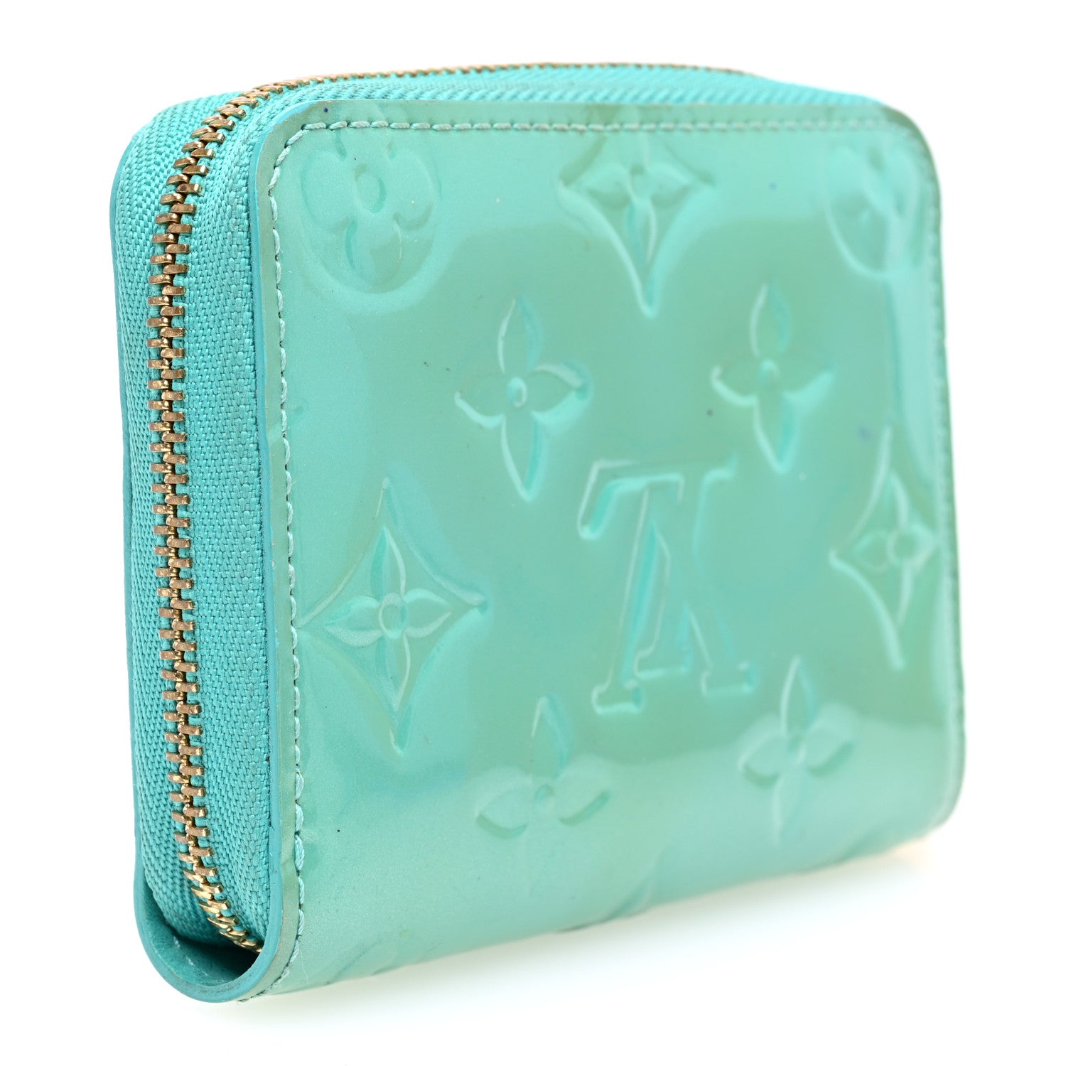 Louis Vuitton Vernis Zippy Coin Purse Blue Lagon 3 of 7