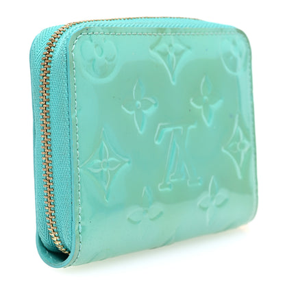 Louis Vuitton Vernis Zippy Coin Purse Blue Lagon 3 of 7