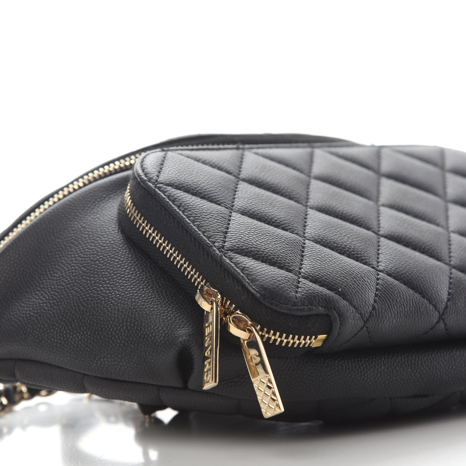 Chanel Caviar Quilted Business Affinity Waist Belt Bag Black 7 of 8