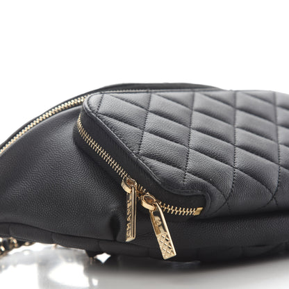 Chanel Caviar Quilted Business Affinity Waist Belt Bag Black 7 of 8