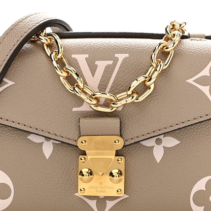 Louis Vuitton Empreinte Monogram Giant Pochette Metis East West Tourterelle Creme 7 of 10
