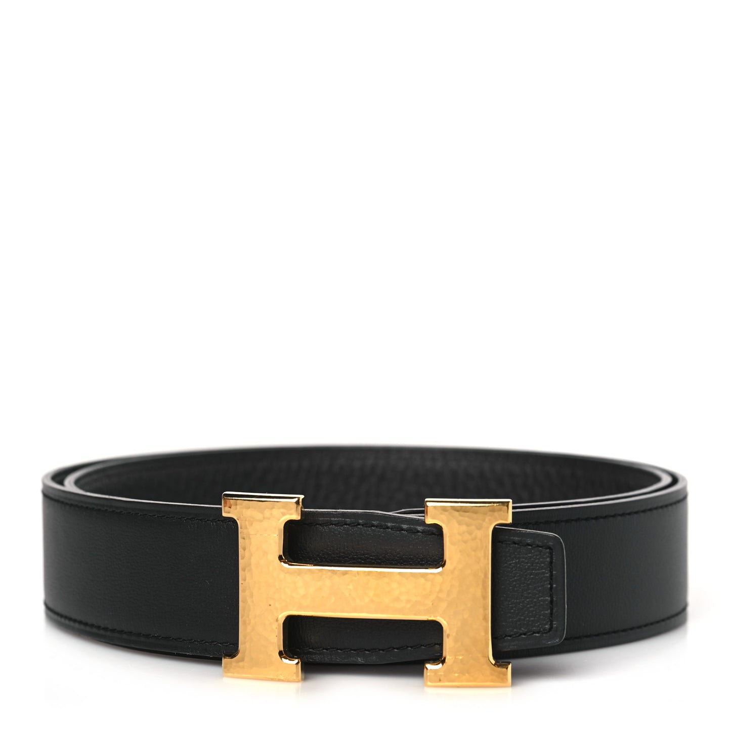 Chamonix Togo 32mm Martelee H Belt 80 Black Bleu Nuit