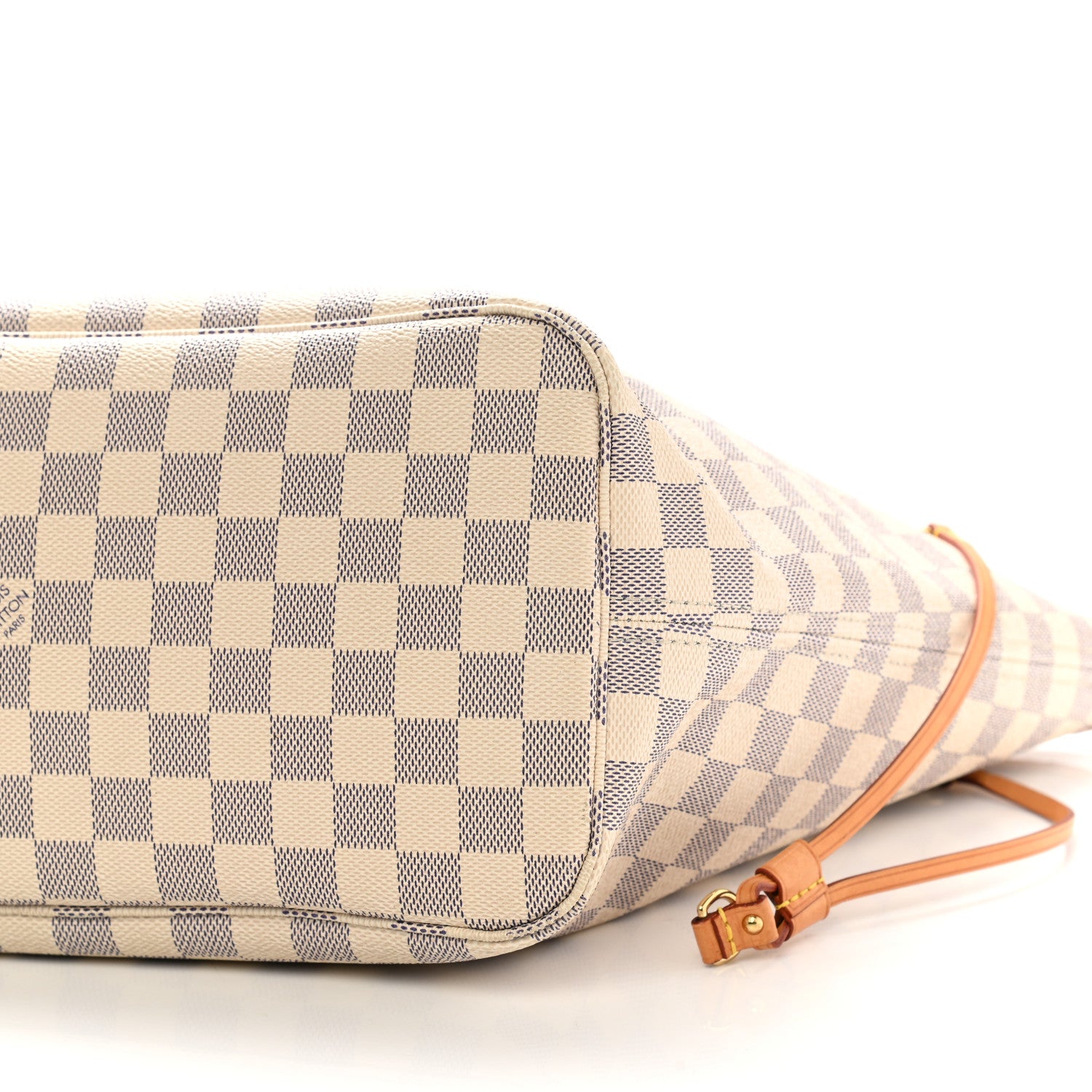 Louis Vuitton Damier Azur Neo Neverfull MM Rose Ballerine 10 of 12