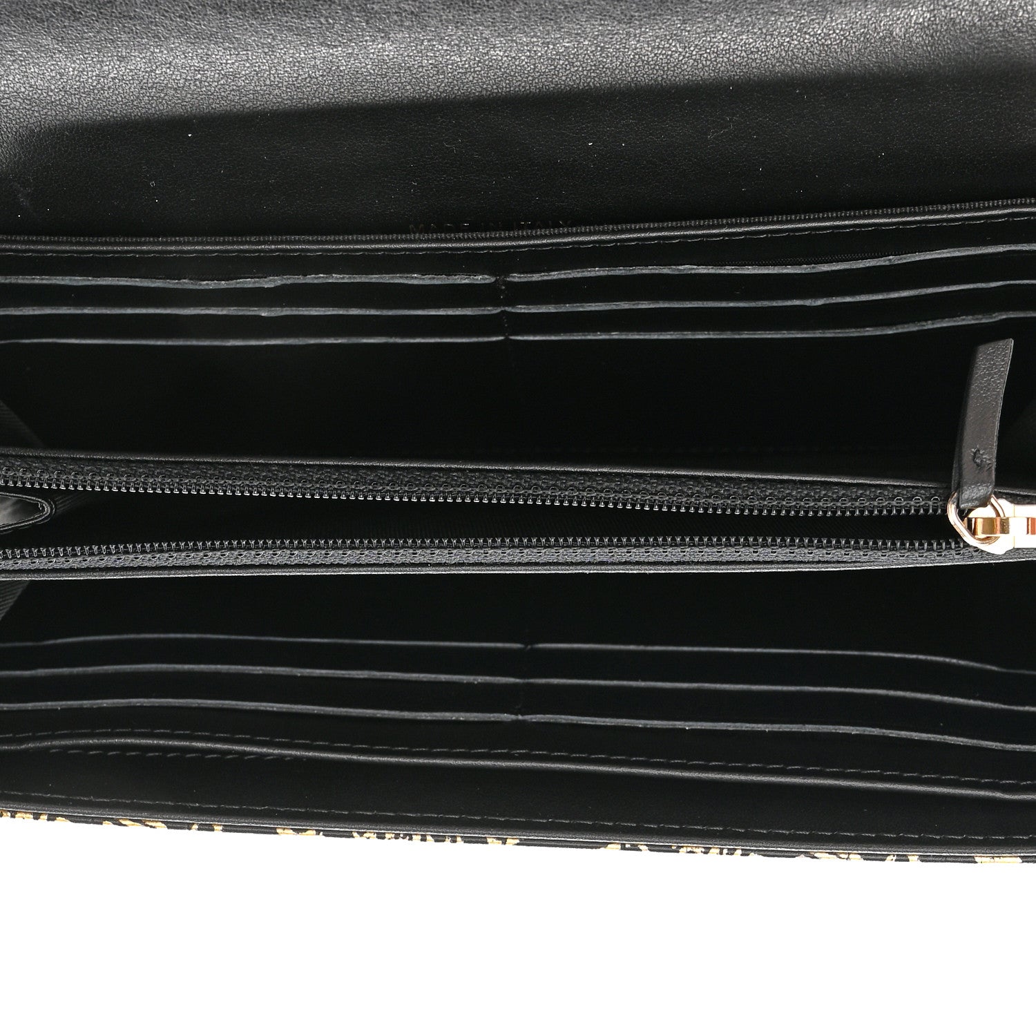 Chanel Calfskin Crocodile Embossed Graffiti 2.55 Cocodile Reissue Long Flap Black Gold 5 of 10