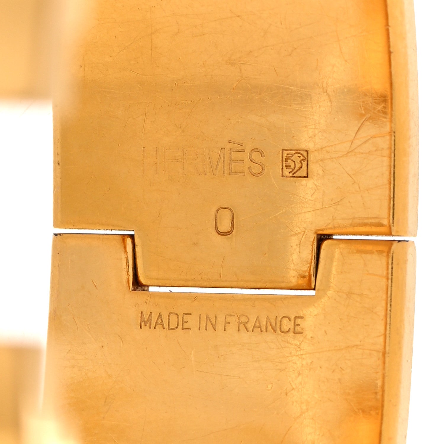 Hermes Enamel Wide Clic Clac H Bracelet PM Rouge Piment 1861839