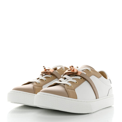 Hermes Calfskin Day Sneakers 37.5 Multicolor White 3 of 8