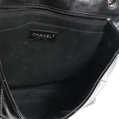 Chanel Vinyl Quilted In the Business Flap Bag Black 6 of 8