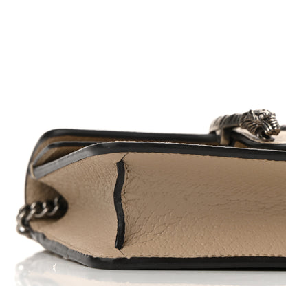 Gucci GG Supreme Monogram Textured Dollar Calfskin Super Mini Dionysus Shoulder Bag Beige Mystic White Oatmeal 8 of 9