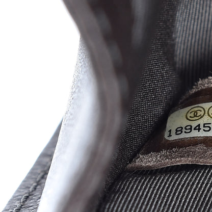Chanel Metallic Calfskin Quilted Medium Boy Flap Dark Silver 10 of 11
