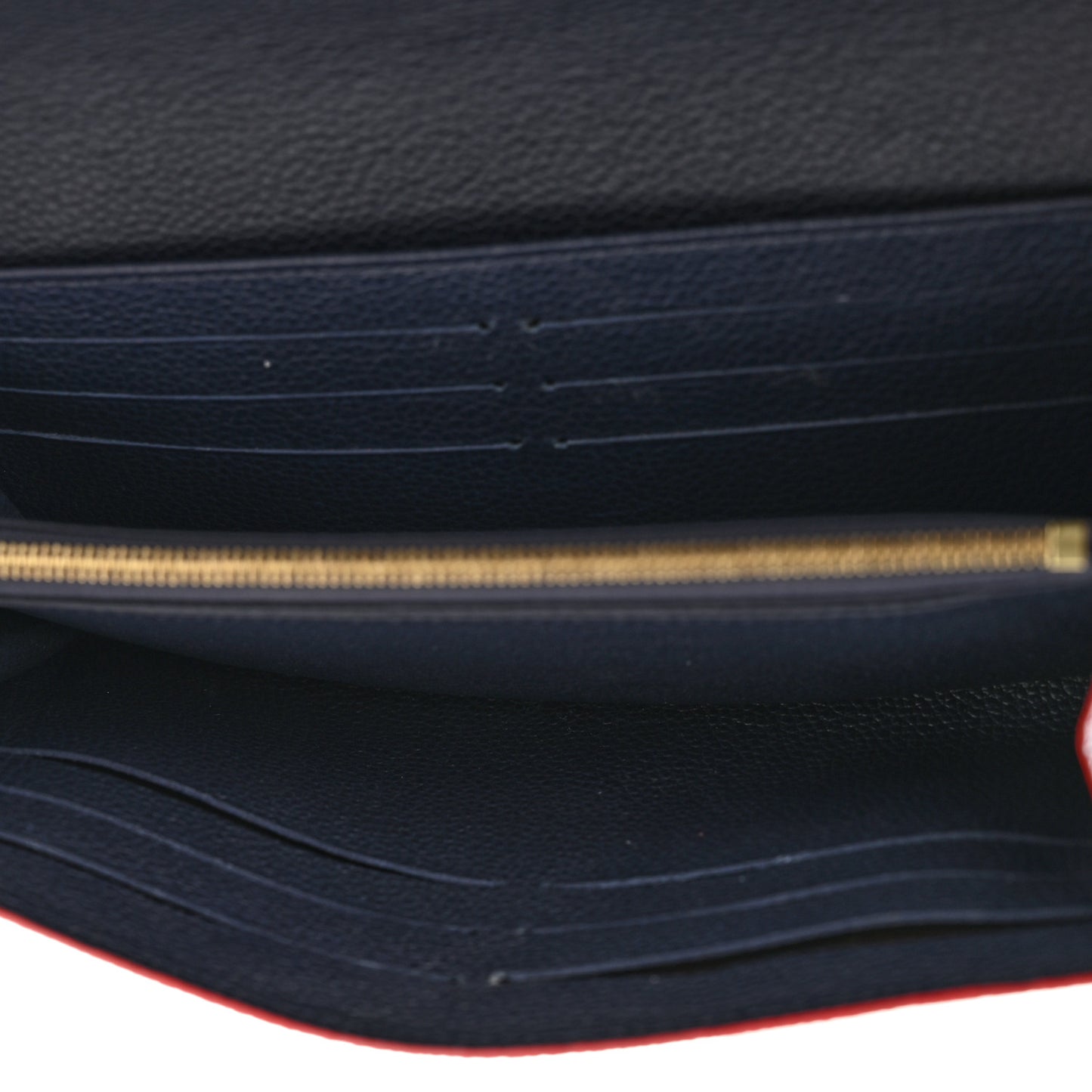 Empreinte Sarah Wallet NM Marine Rouge