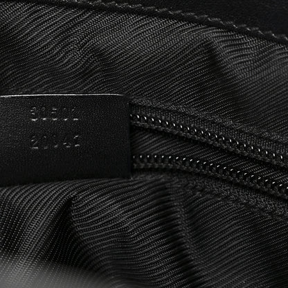 Gucci Monogram Drawstring Tote Black 7 of 12
